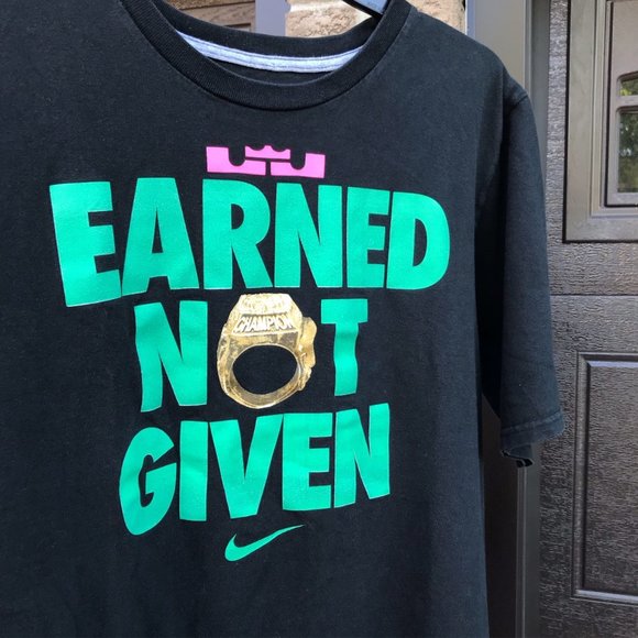 Nike Other - Nike x LeBron ‘Earned Not Given’ Graphic T-Shirt